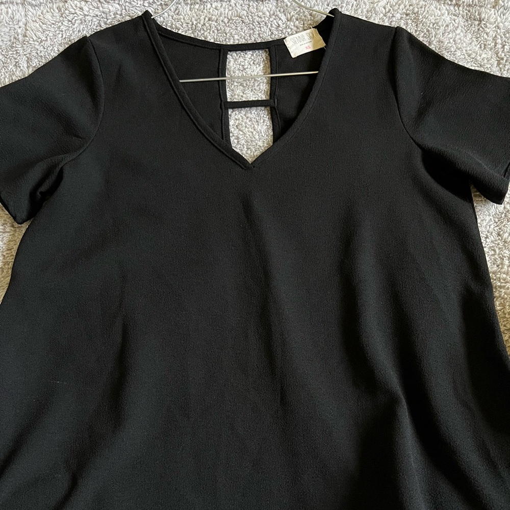 Size XS Black Blouse